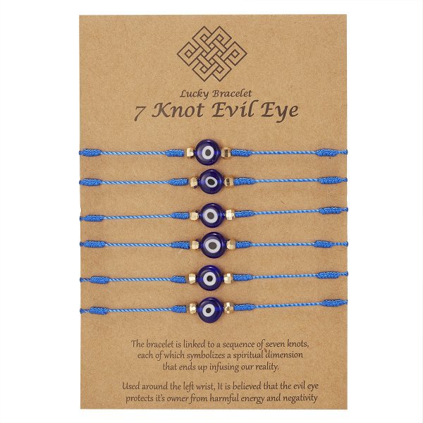 New 7-knot Evil Eye Bracelet
