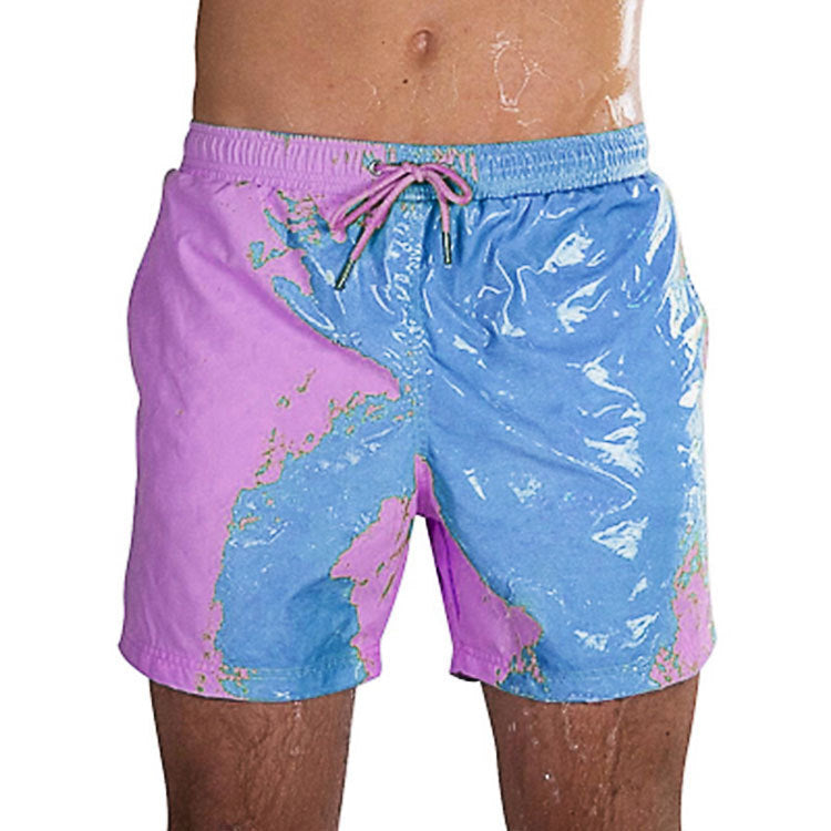 Men's Magical Change Color Beach Shorts