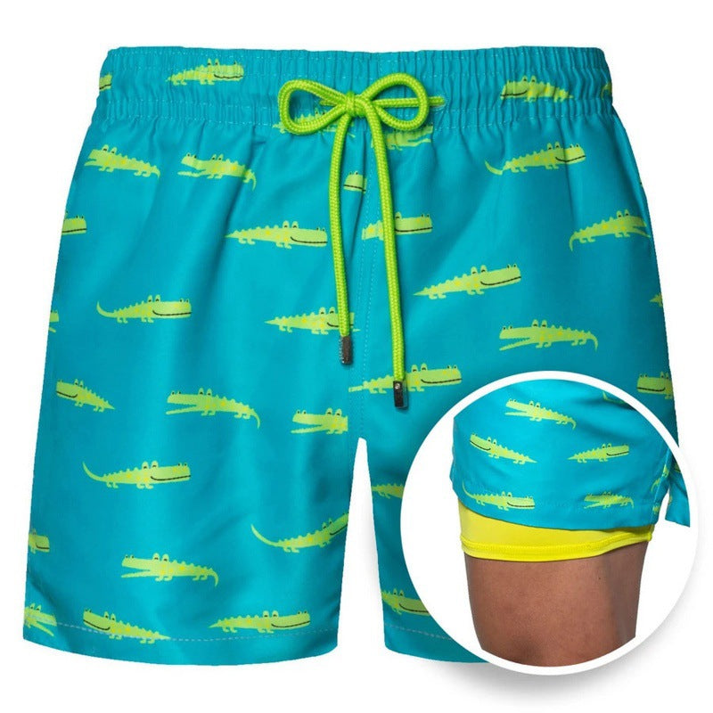 Men's Printed Beach Shorts
