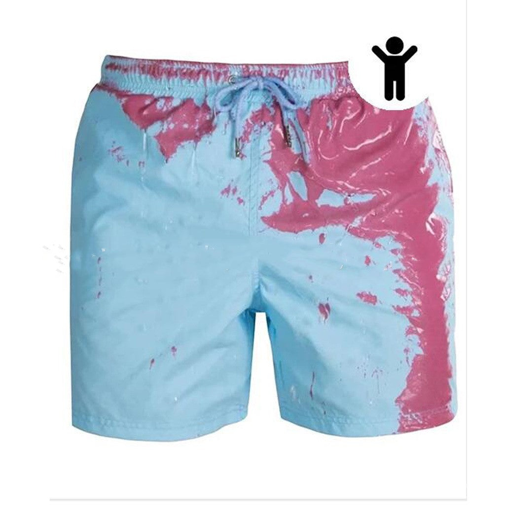 Men's Magical Change Color Beach Shorts