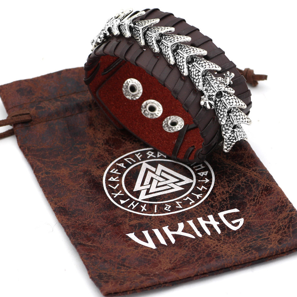 Viking Pirate Kelte Dragon Bracelet