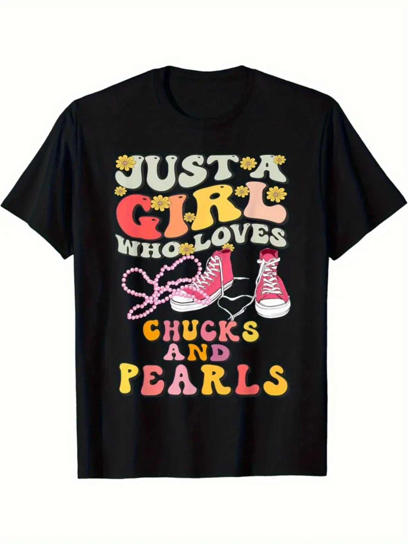 Chucks and Pearls T-shirt