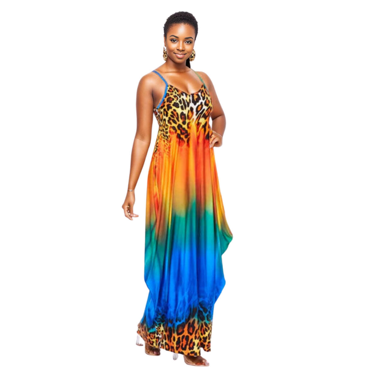 3XL Rainbow Cami Dress