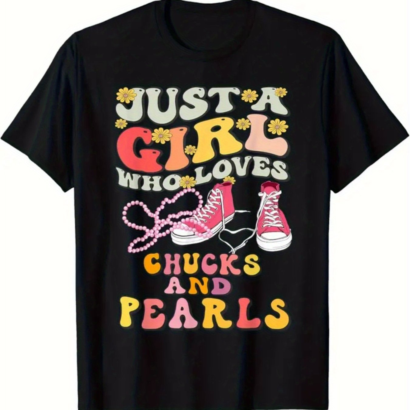 Chucks and Pearls T-shirt