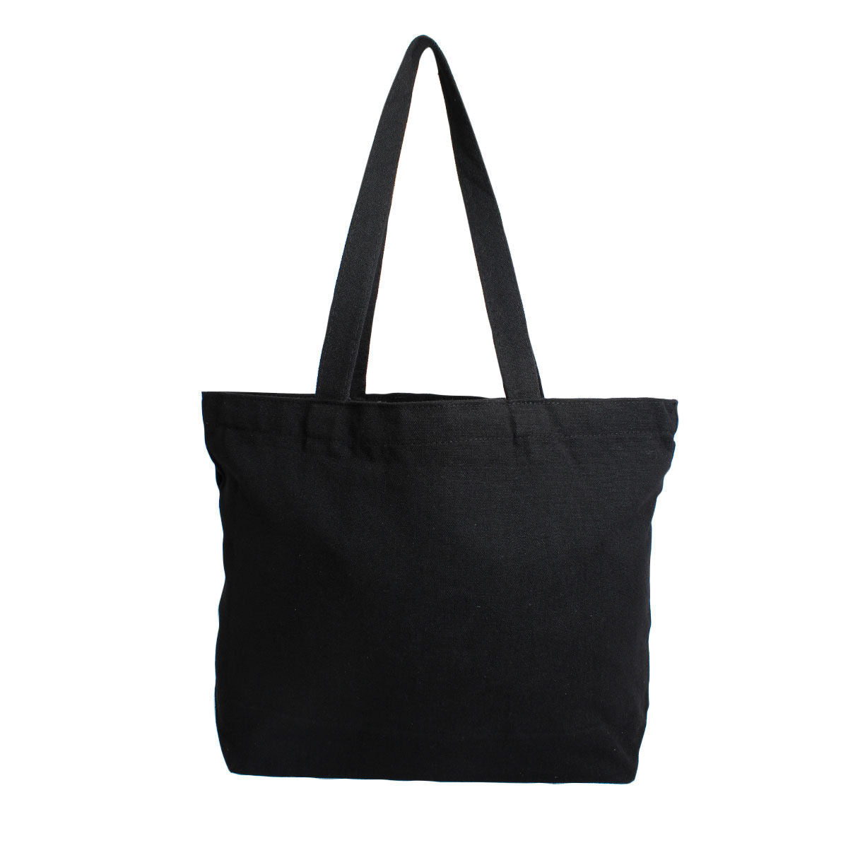 Tote Black Canvas Queen Bling Bag for Women