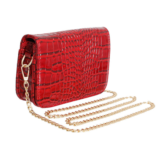 Red Croc Belt Bag