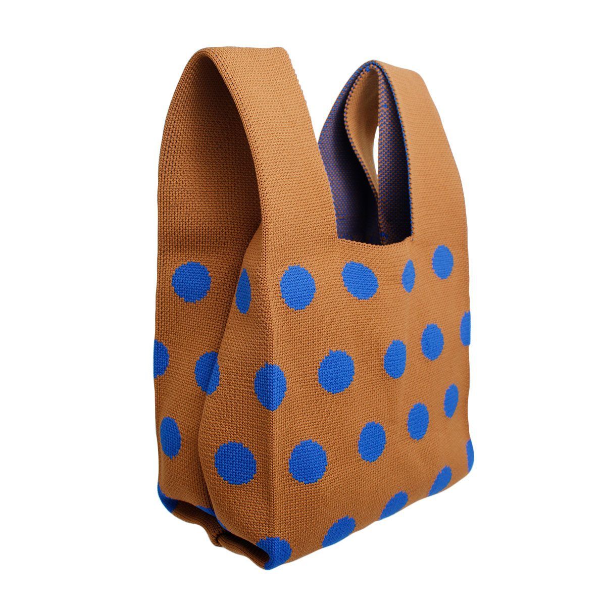 Purse Brown Polka Dot Handbag For Women