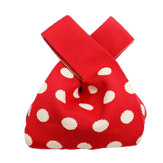 Purse Red Polka Dot Handbag For Women