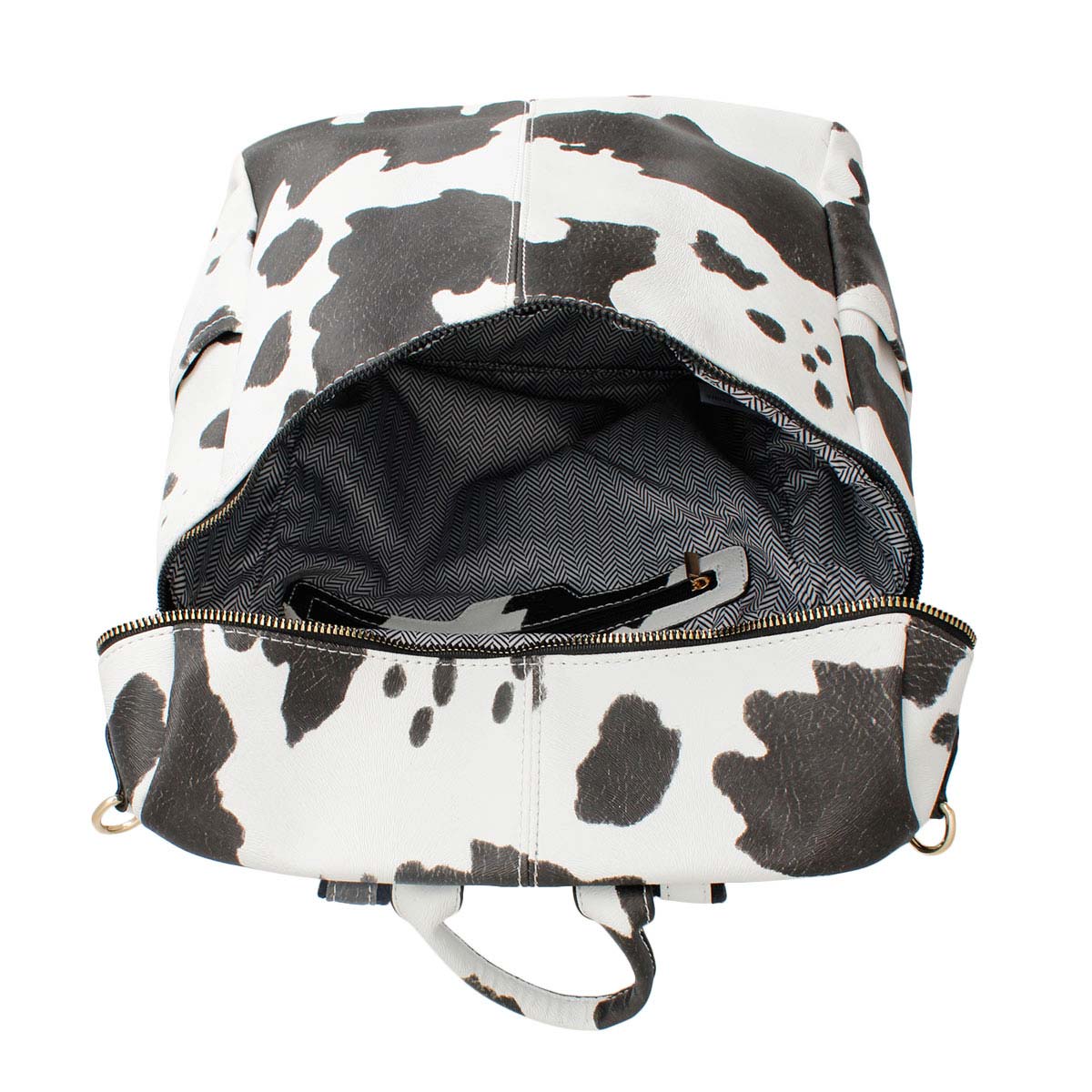 Cow Square Backpack Purse