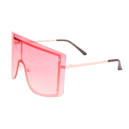 Rosy Outlook: Signature Shield Sunglasses