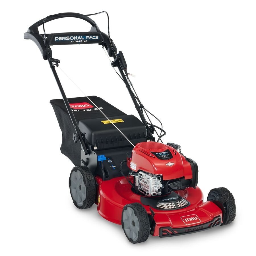 Toro 22″ Electric-Start Recycler Personal Pace Self-Propelled Gas Lawn Mower