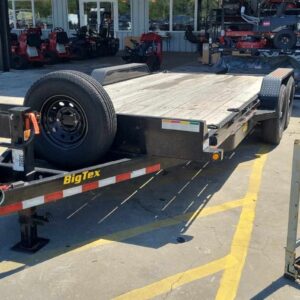18 Foot Big Tex Black Heavy Duty Tandem Axle Equipment Trailer (14ET-18BK-MR)